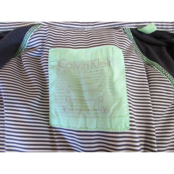 Calvin Klein Performance Puffer Jacket Women X-Small Mint Green /Gray - Picture 3 of 5